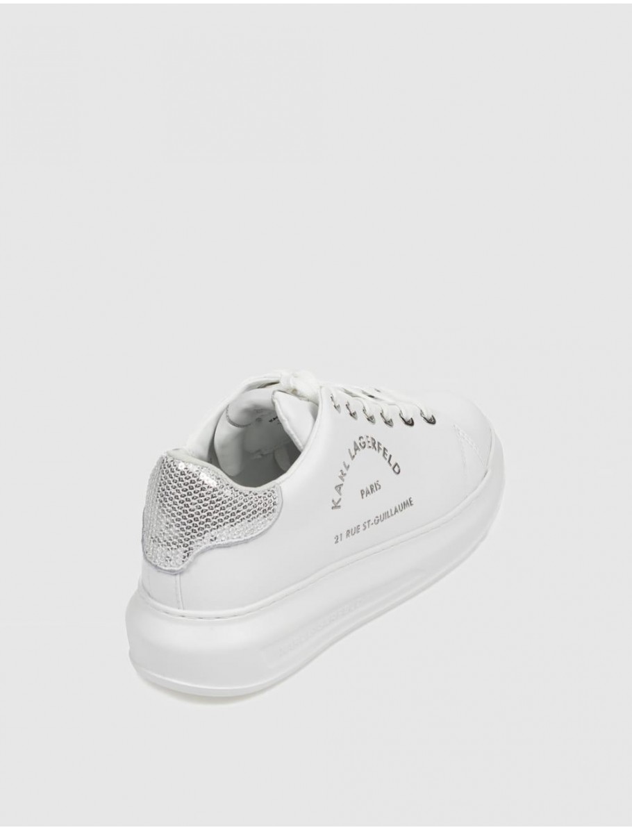 ZAPATILLA KARL LAGERFED KAPRI MAISON SEQUIN TRIM BLANCO