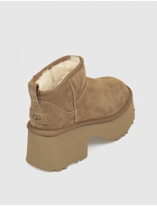 BOTiN UGG CASSIC ULTRA MINI NEW CUERO