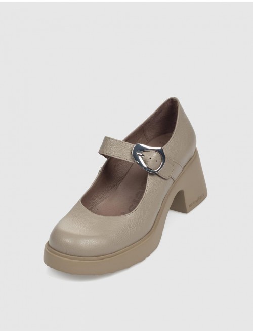 ZAPATO WONDERS E 7103 TAUPE