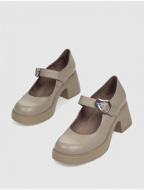 ZAPATO WONDERS E 7103 TAUPE