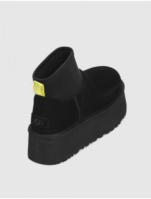 BOTÍN UGG CLASSIC MINI DIPPER NEGRO