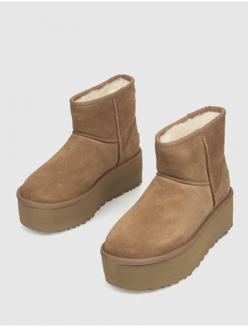 BOTiN UGG CLASSIC MINI PLATFORM CUERO