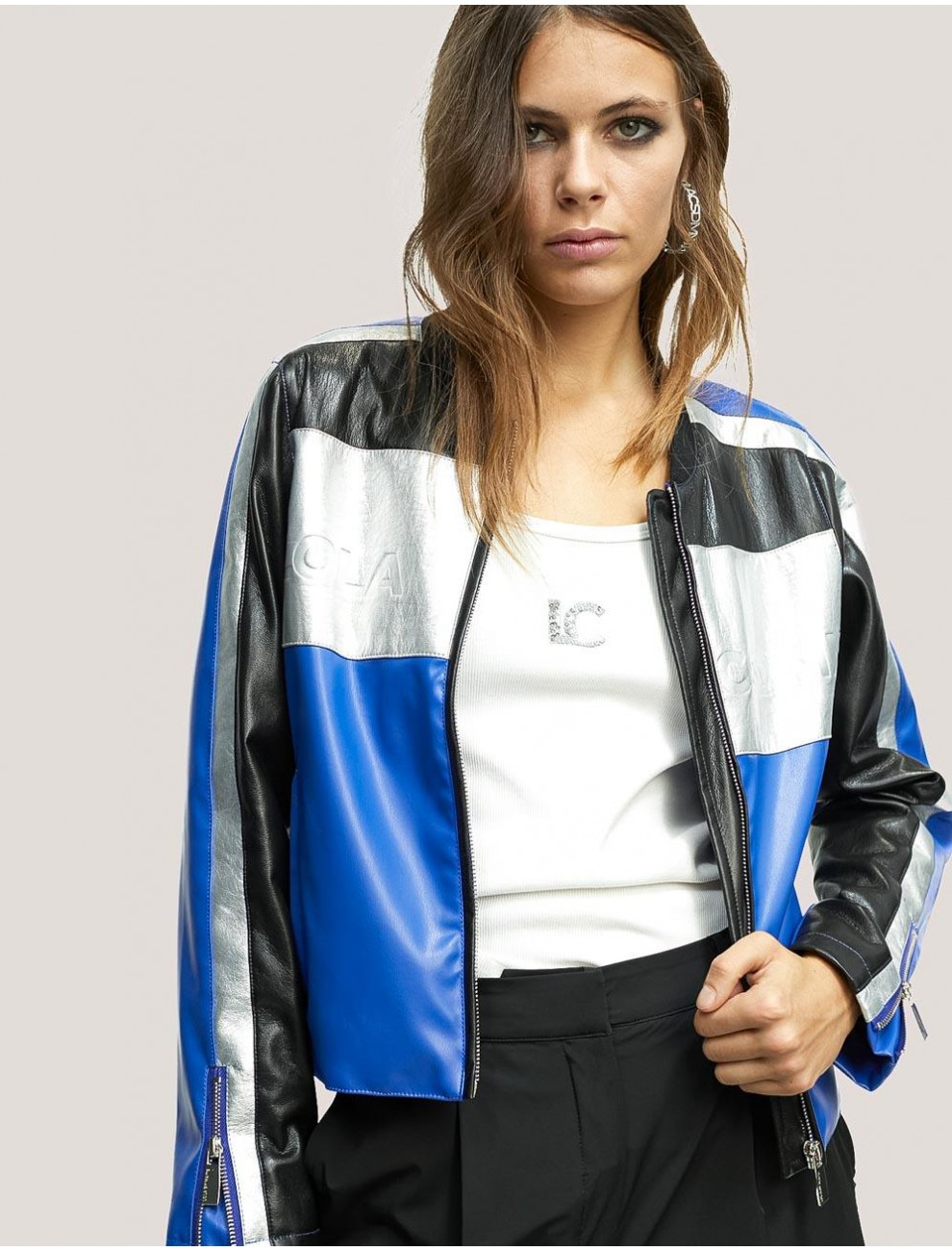 CHAQUETA LOLA CASADEMUNT LF2402004 AZUL