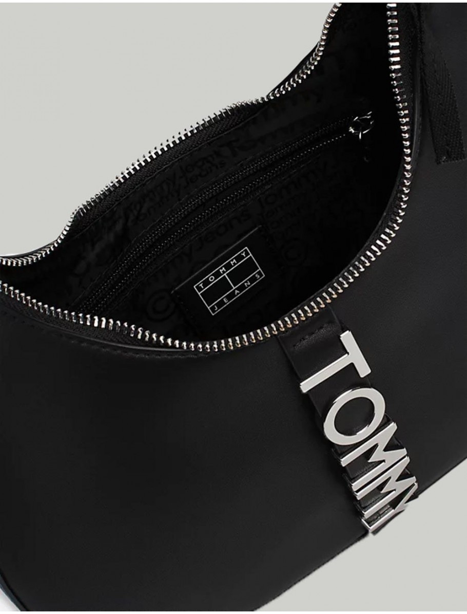 BOLSO TOMMY HILFIGER TJW CITY BOLD SHOULDER BAG NEGRO