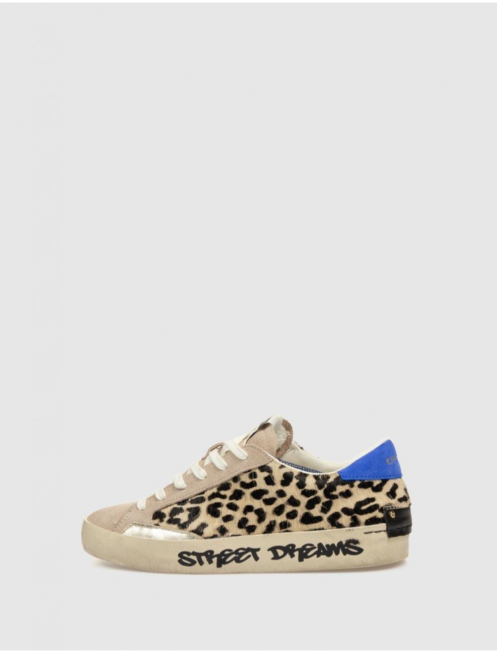 ZAPATILLA CRIME LONDON DISTRESSED LEOPARDO