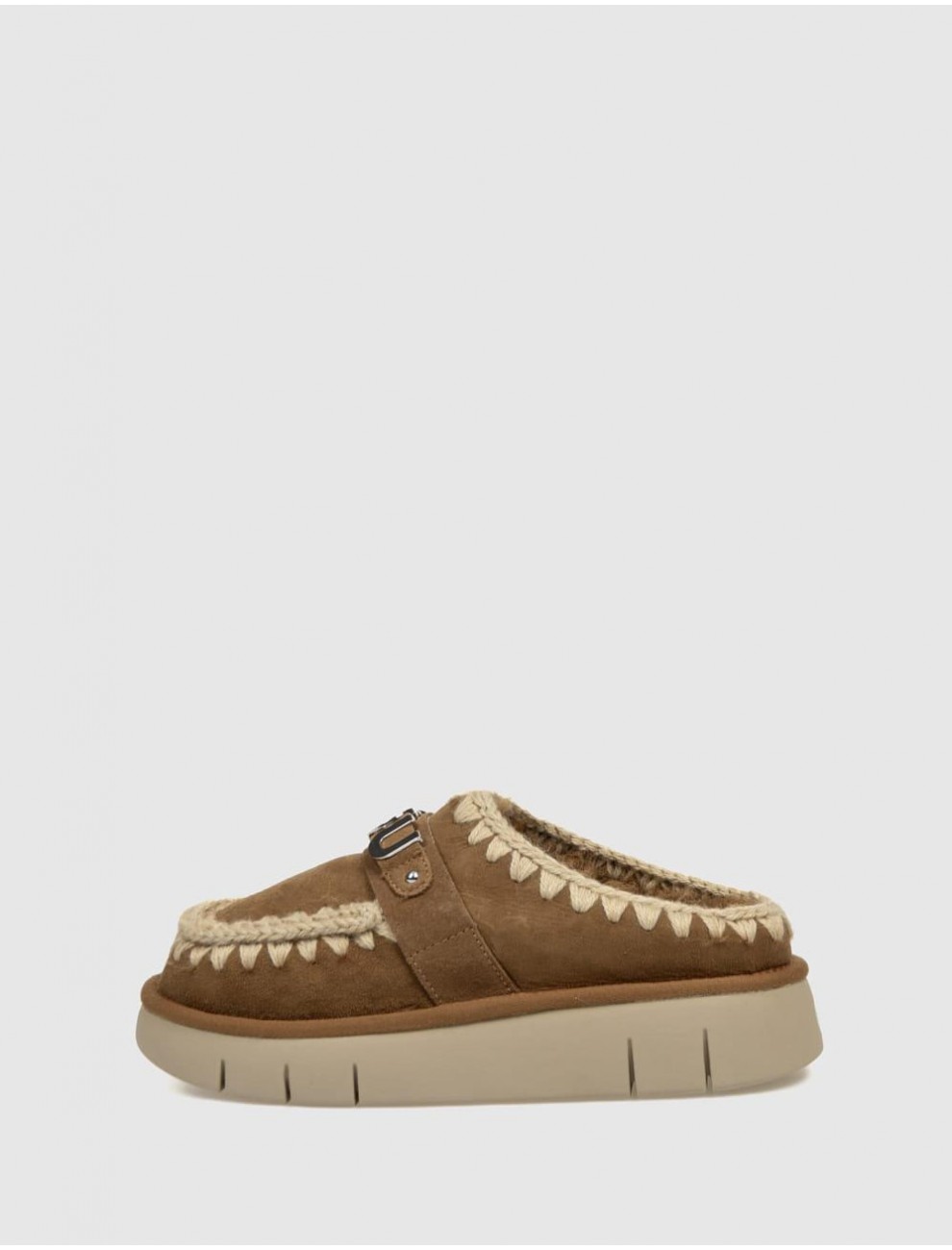 ZUECO MOU BOUNCE CLOG METAL LOGO CUERO
