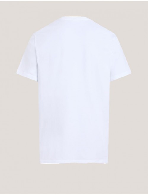 CAMISETA CALVIN KLEIN SS HERO MONOGRAM TEE 30S EU OPT BLANCO