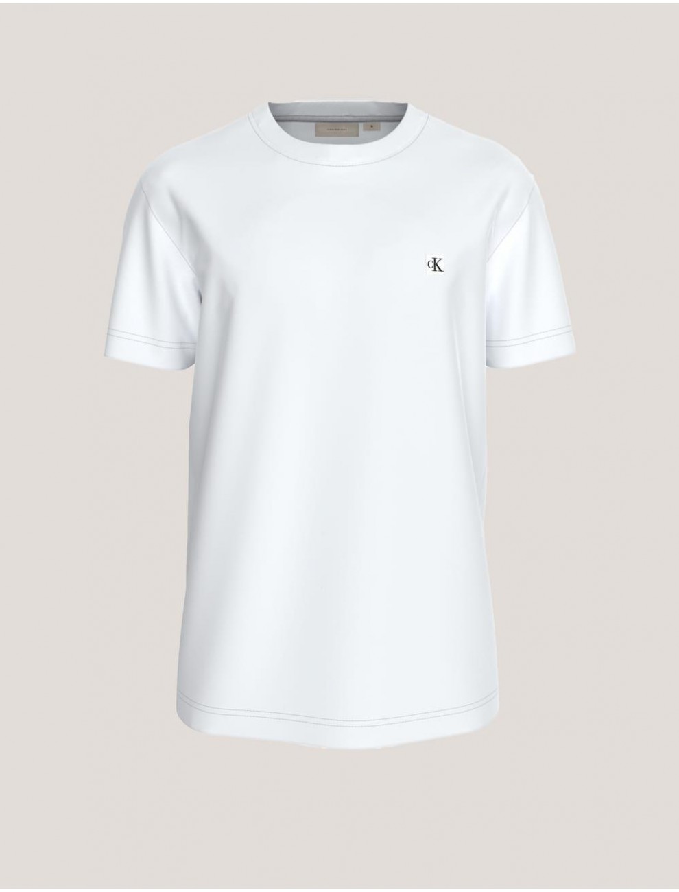 CAMISETA CALVIN KLEIN CK EMBRO BADGE TEE BLANCO