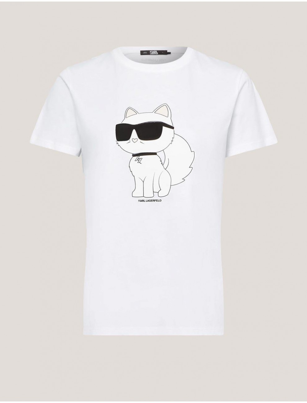 CAMISETA KARL LAGERFED IKONIK 20 CHOUPETTE T SHIRT BLANCO