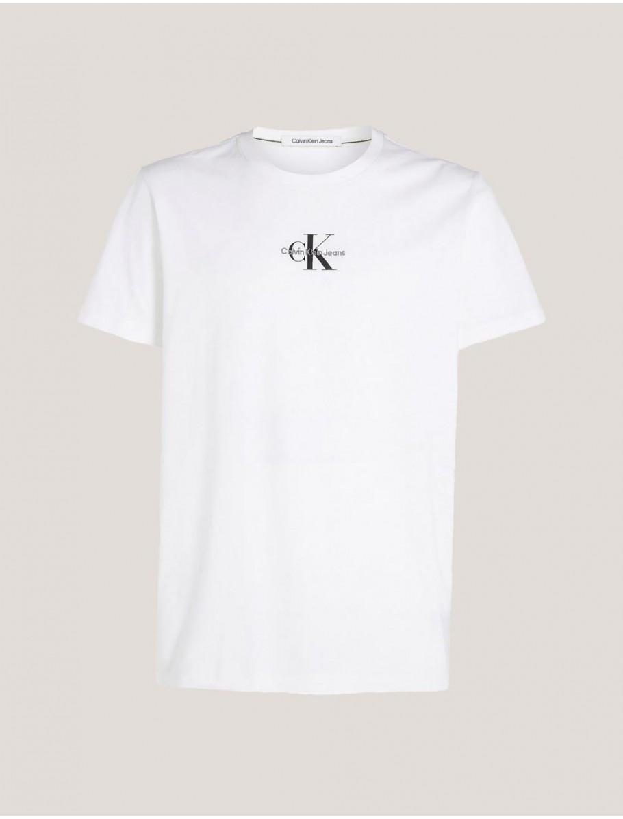 CAMISETA CALVIN KLEIN MONOLOGO TEE BLANCO