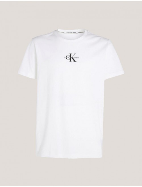 CAMISETA CALVIN KLEIN MONOLOGO TEE BLANCO