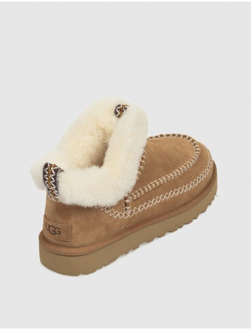 BOTiN UGG CLASSIC ULTRA MINI ALPINE CUERO