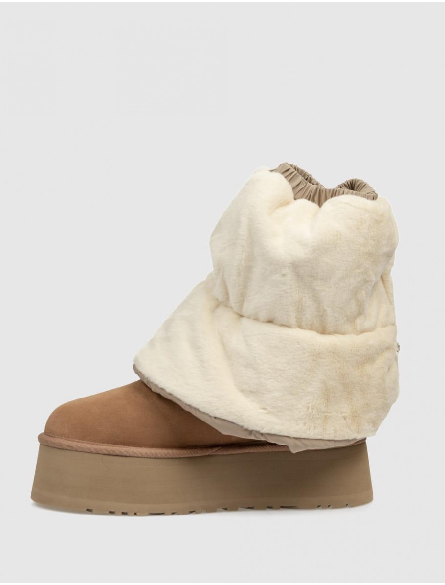 BOTiN UGG CLASSIC MINI DIPPER PUFFER TAUPE