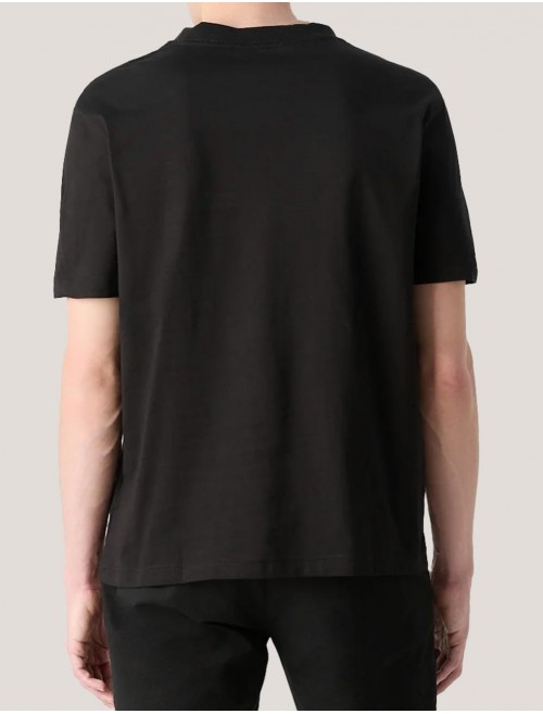 CAMISETA CALVIN KLEIN SHINY MONOLOGO TEE NEGRO