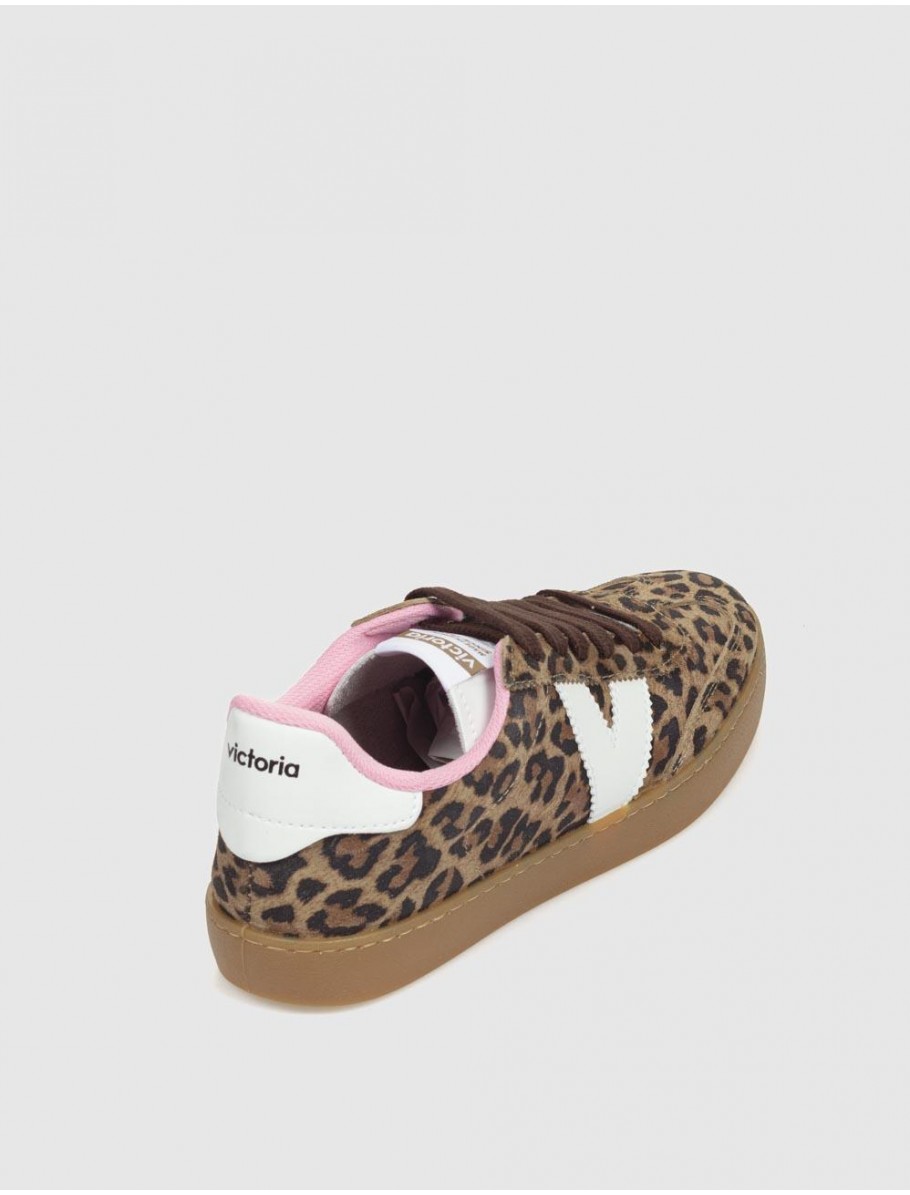 ZAPATILLA VICTORIA BERLIN LEOPARDO