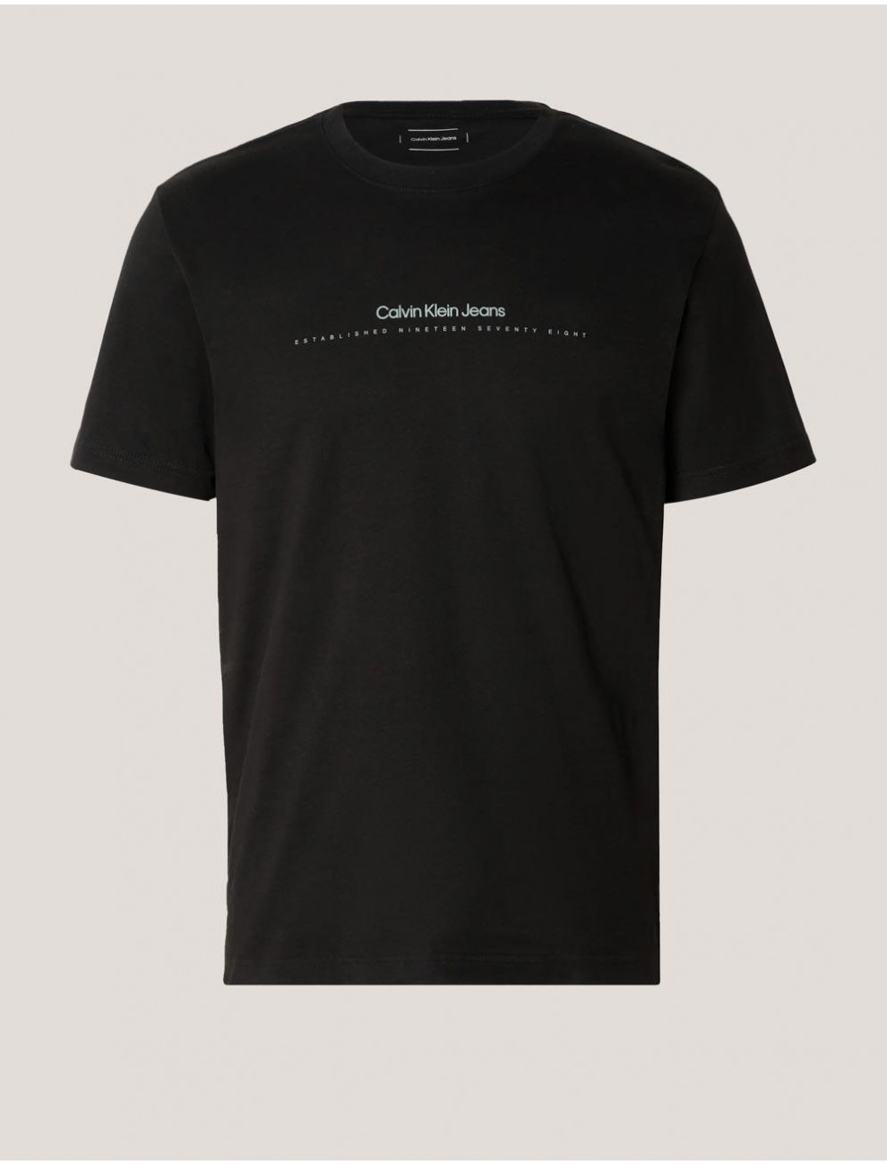 CAMISETA CALVIN KLEIN MINIMAL LOGO TEE NEGRO