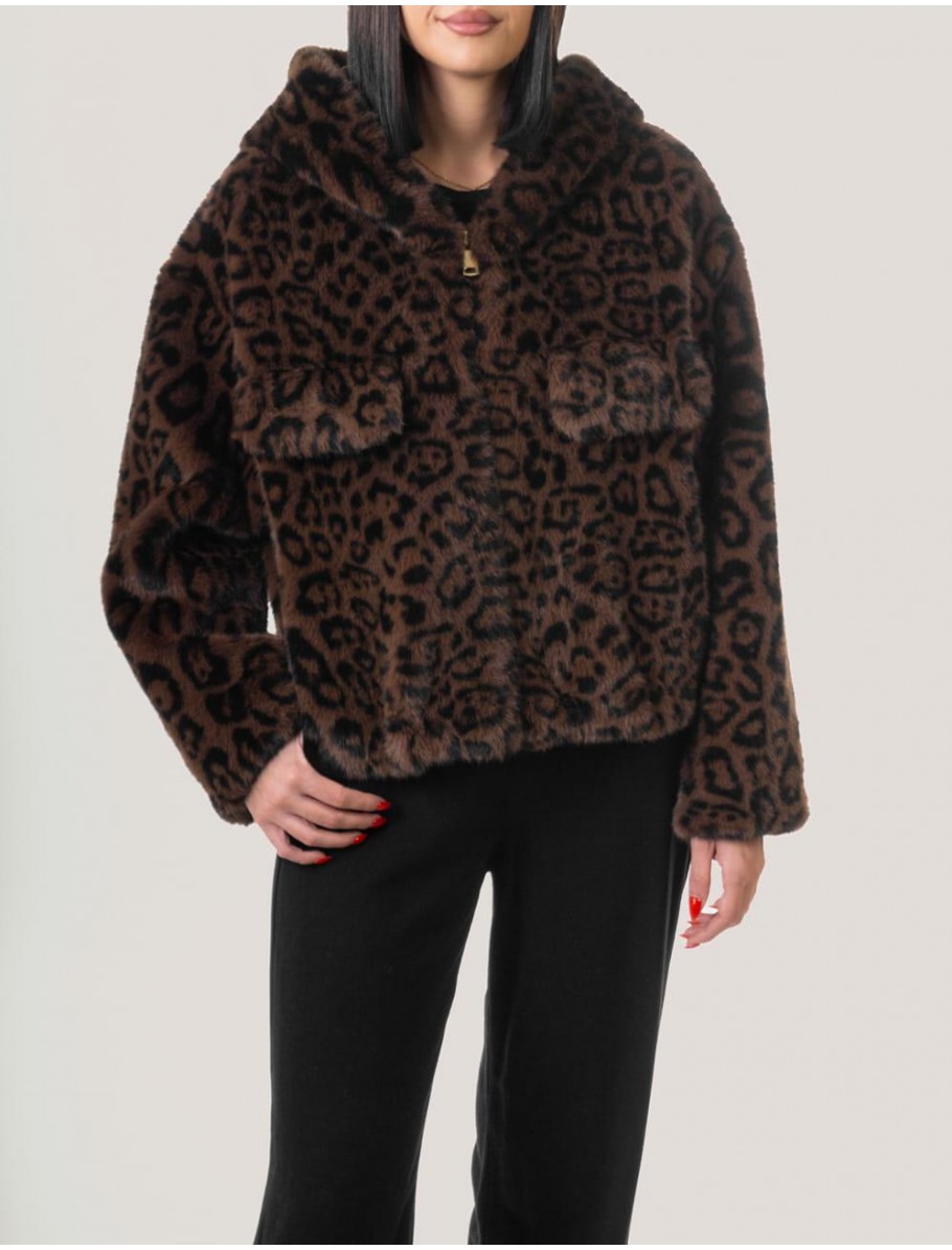 CHAQUETA OBVIORIKO LEOPARDO