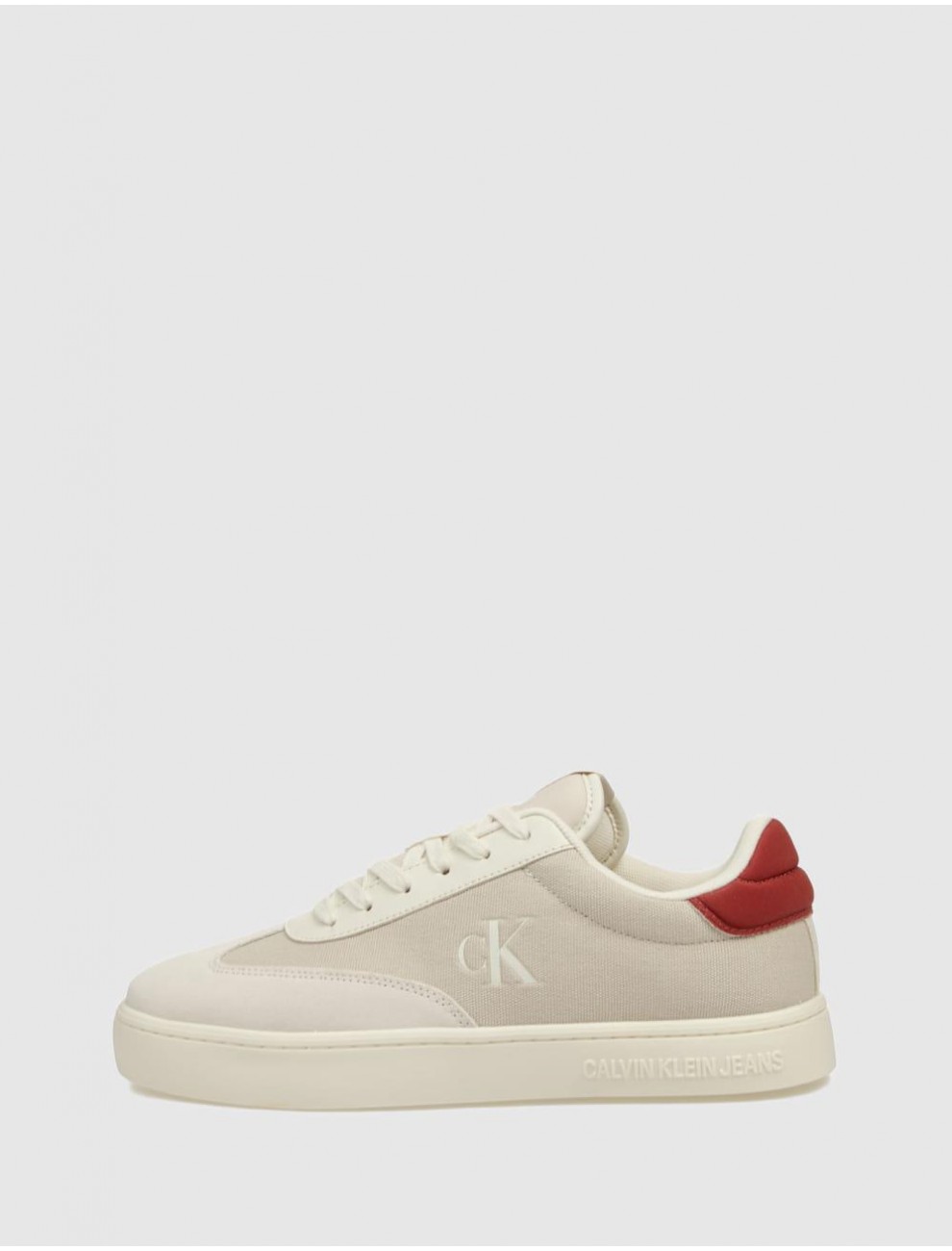 ZAPATILLA CALVIN KLEIN CLASSIC CUPSOLE LOW MIX MG BEIG