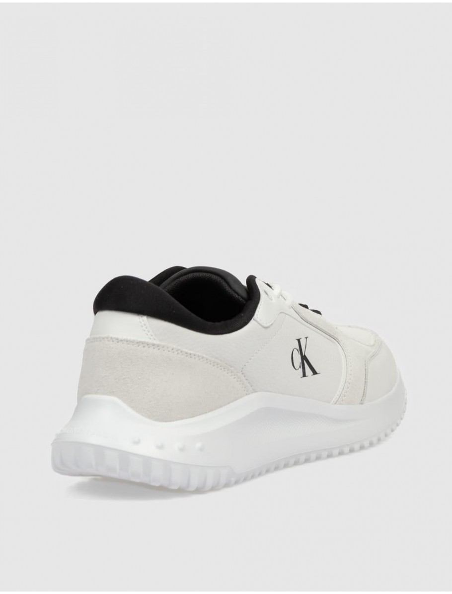 ZAPATILLA CALVIN KLEIN EVA RUNNER LOW MG WMM BLANCO