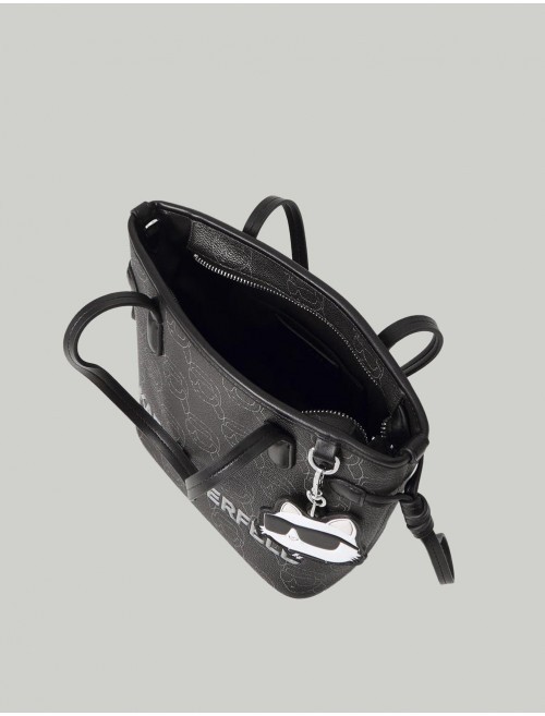 BOLSO KARL LAGERFED IKON MONO CC SM NEGRO