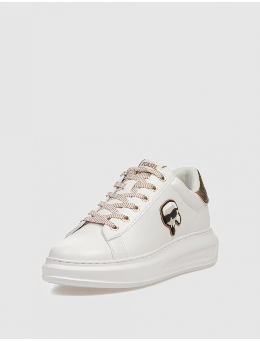 ZAPATILLA KARL LAGERFED KAPRI NFT METALMESH TAB LO BLANCO