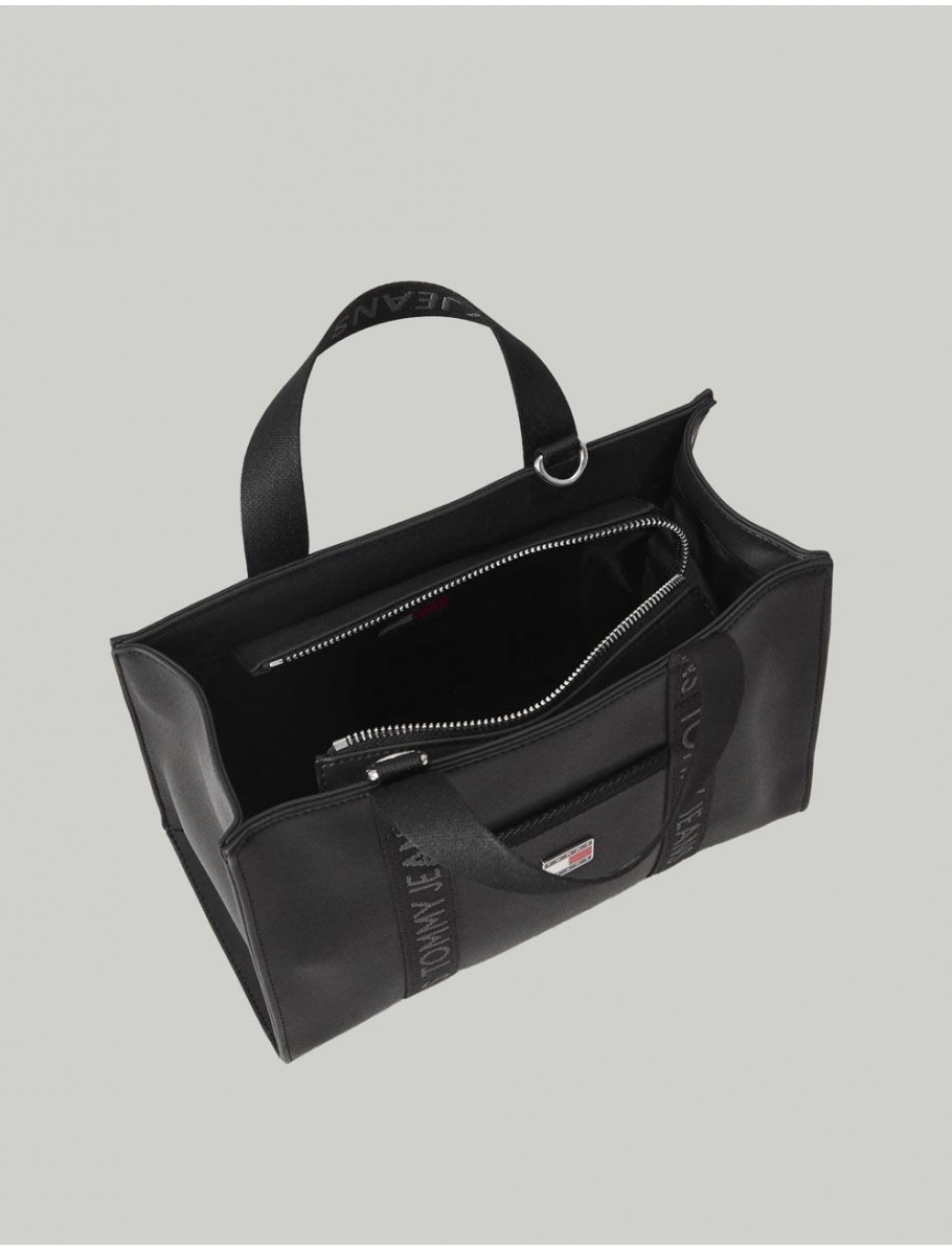 BOLSO TOMMY HILFIGER TJW DAILY ELEVATED TOTE NEGRO