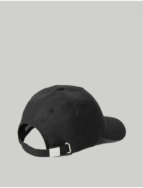 GORRA CALVIN KLEIN MONOGRAM JACQUARD CAP NEGRO