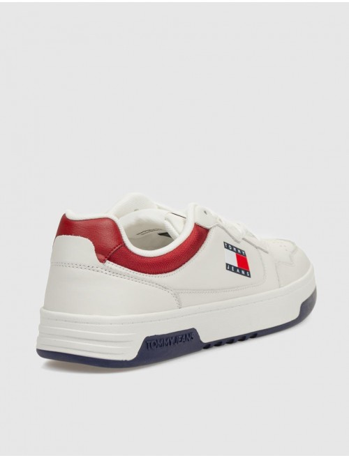 ZAPATILLA TOMMY HILFIGER TJM CUPSOLE LEATHER ESS BLANCO