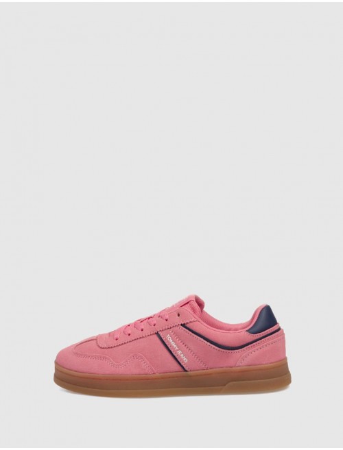 ZAPATILLA TOMMY HILFIGER THE GREENWICH SUEDE ROSA