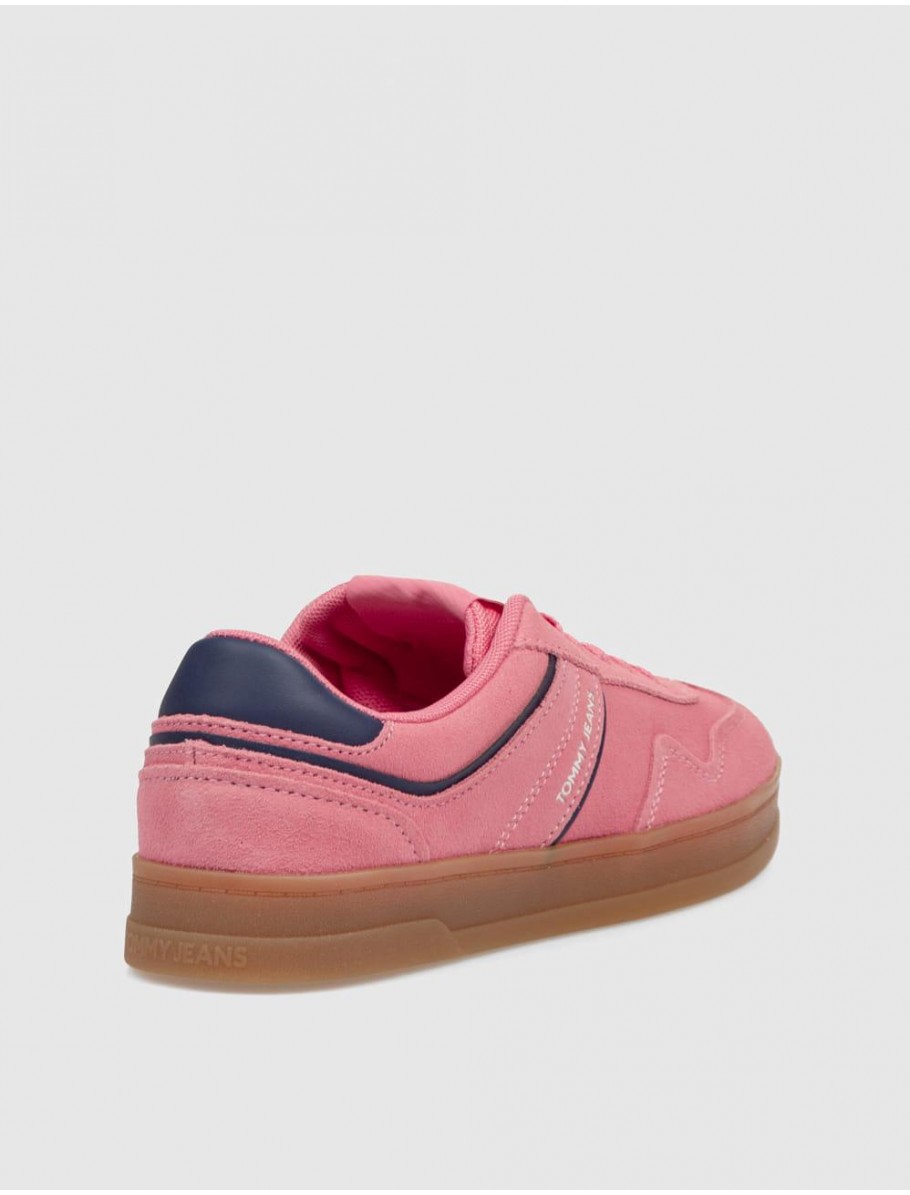 ZAPATILLA TOMMY HILFIGER THE GREENWICH SUEDE ROSA