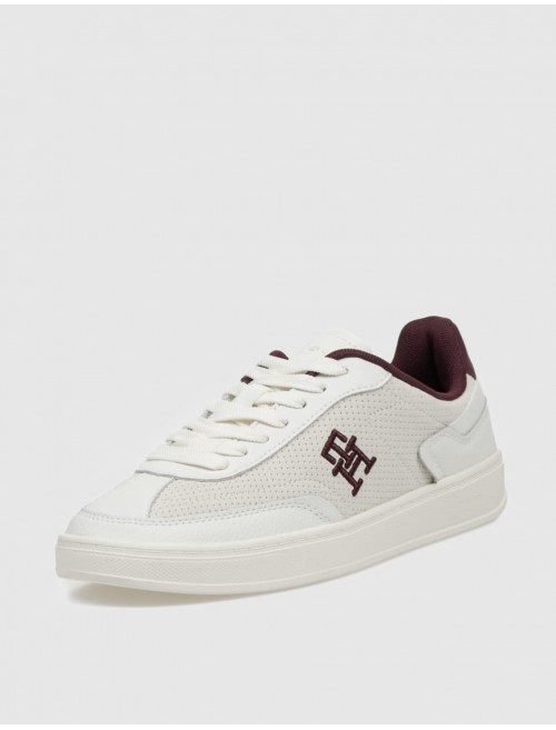 ZAPATILLA TOMMY HILFIGER TH HERITAGE SNEAKER PERF BLANCO