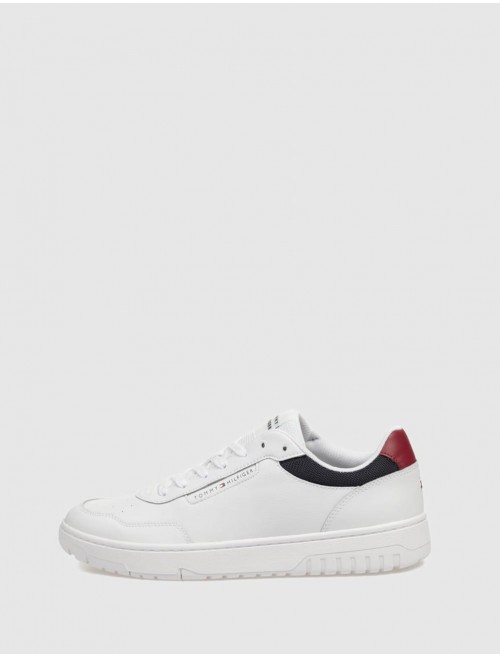 ZAPATILLA TOMMY HILFIGER TH BASKET CORE LITE LTH BLANCO