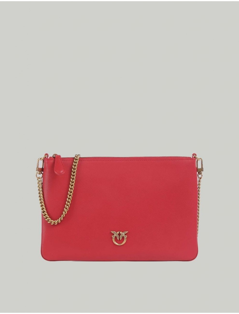 BOLSO PINKO FLAT CLASSIC ROJO