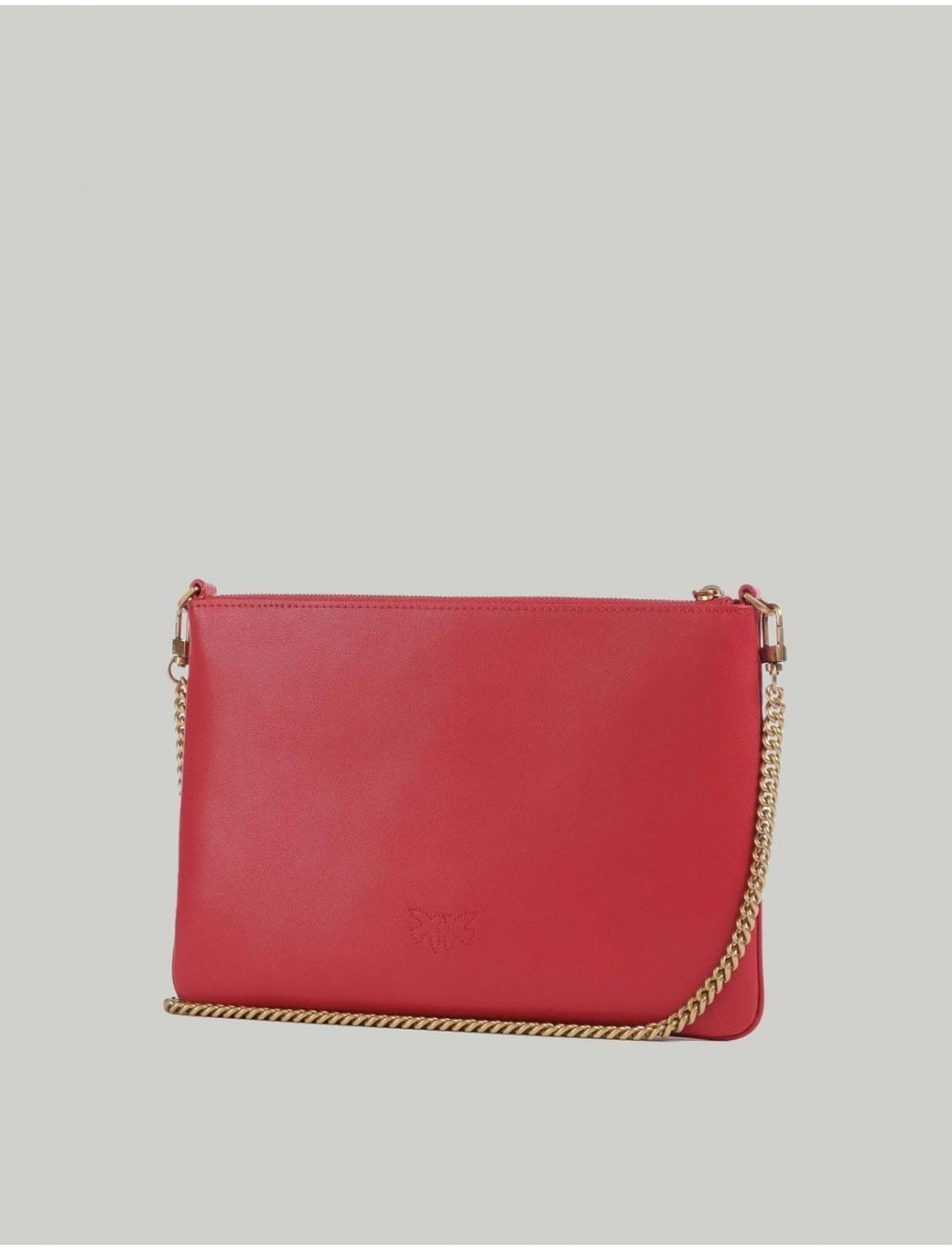 BOLSO PINKO FLAT CLASSIC ROJO