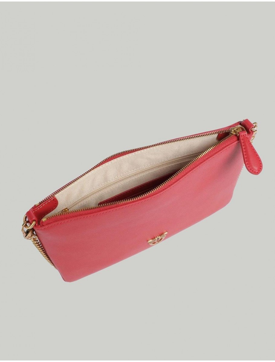 BOLSO PINKO FLAT CLASSIC ROJO