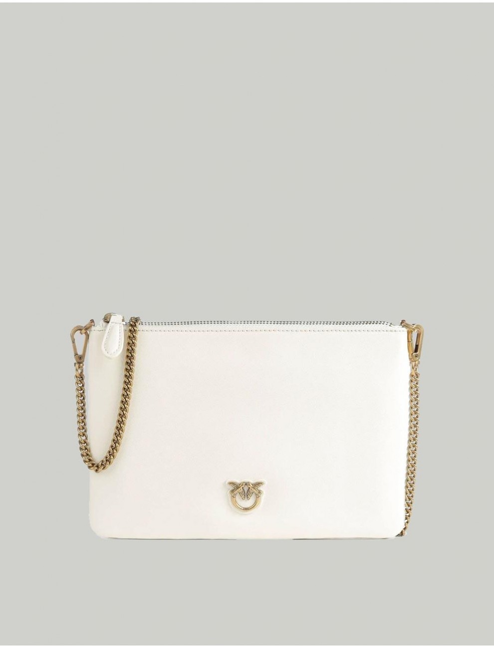 BOLSO PINKO FLAT CLASSIC BLANCO