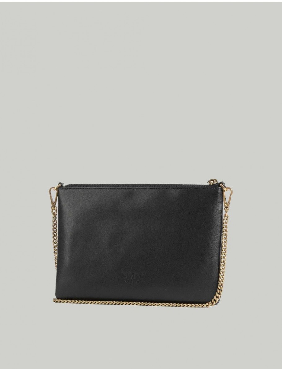 BOLSO PINKO FLAT CLASSIC NEGRO