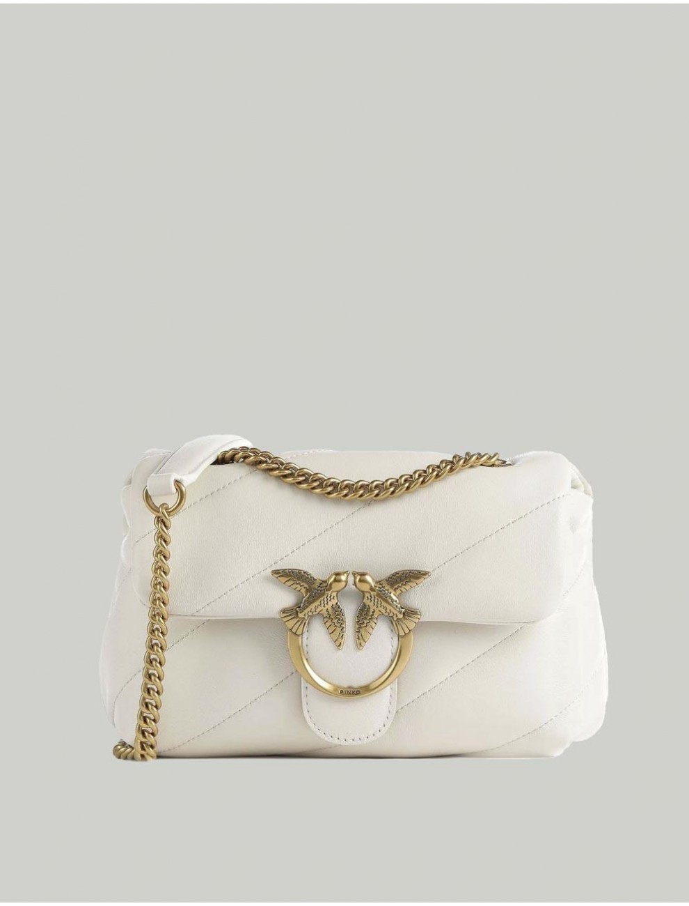 BOLSO PINKO LOVE PUFF MINI BLANCO