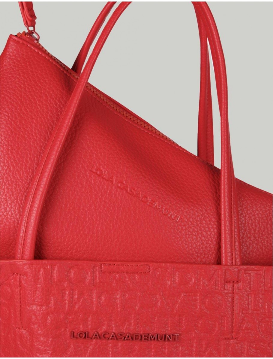 BOLSO LOLA CASADEMUNT LS2504067 ROJO