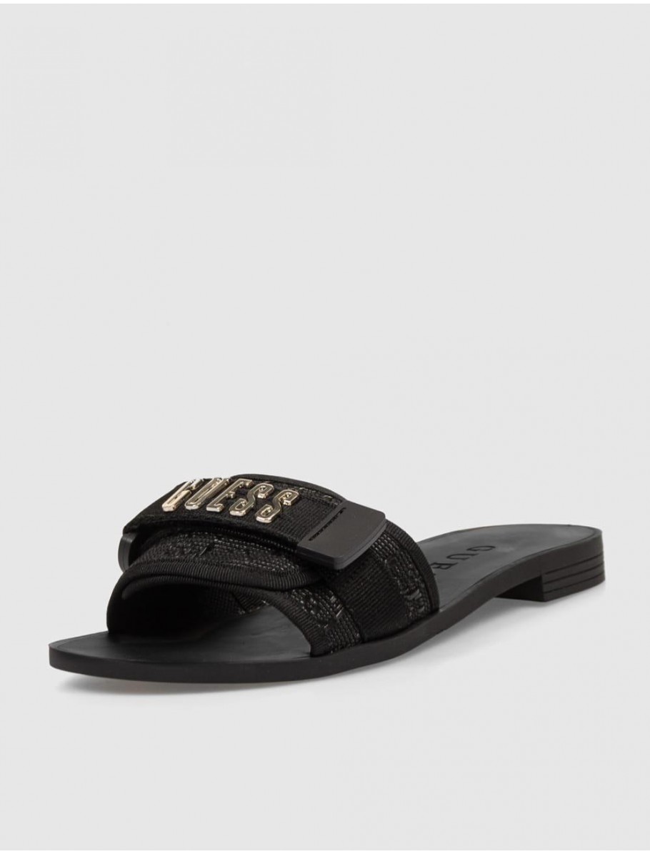 SANDALIA GUESS FLGEL3 ELE19 NEGRO