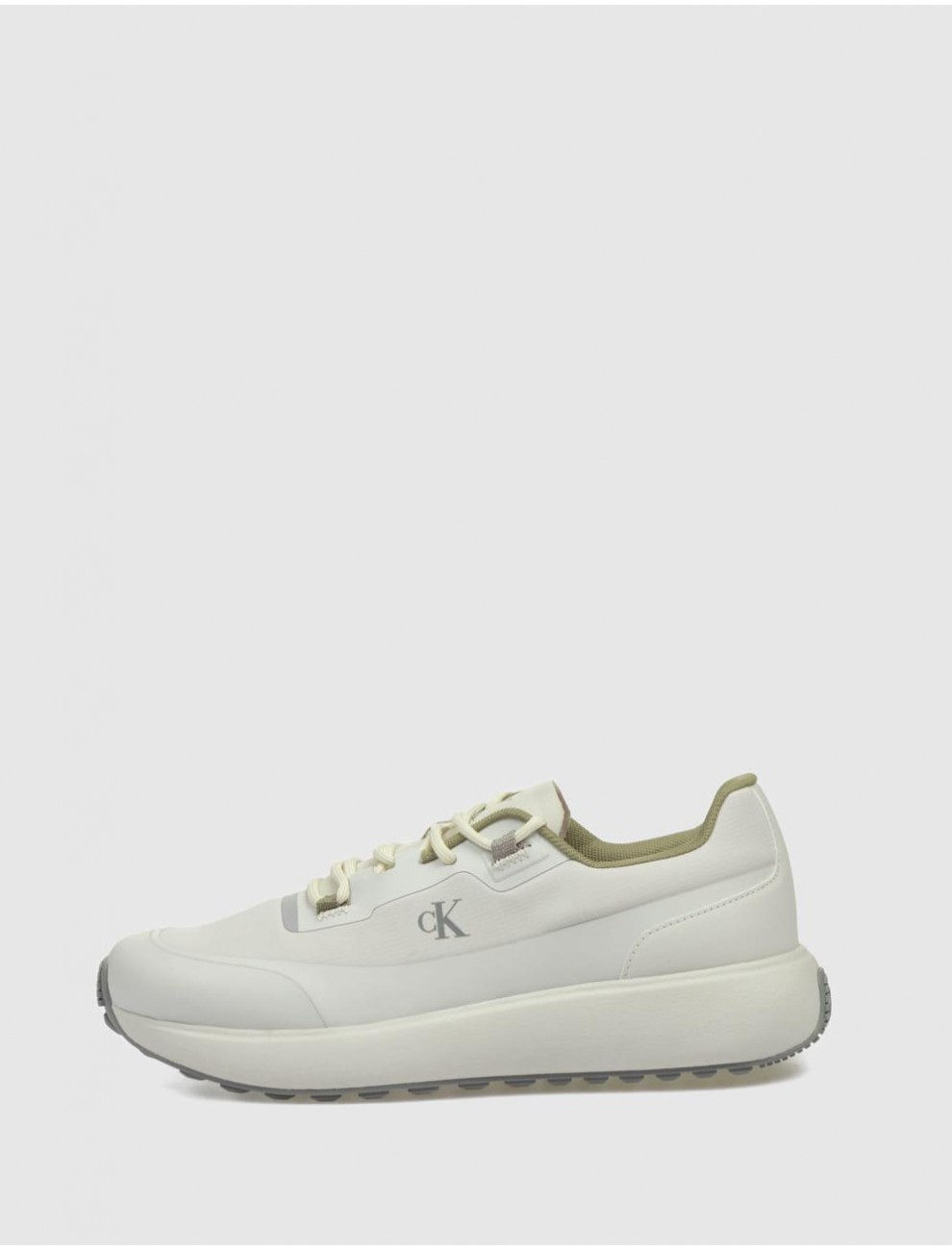ZAPATILLA CALVIN KLEIN ATHLEISURE RUNNER TECH RIPSTOP BLANCO