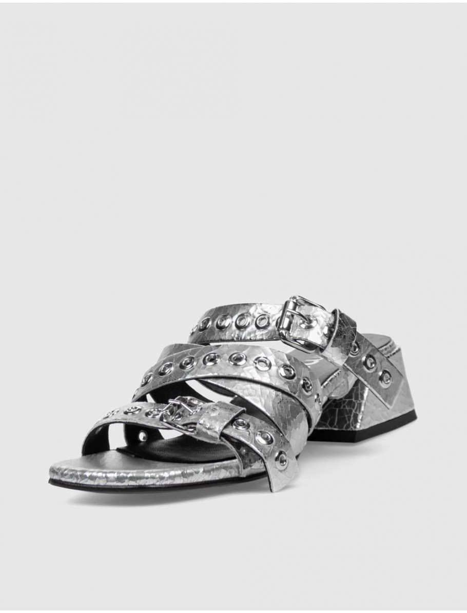 SANDALIA MIMMu M2100 PLATA