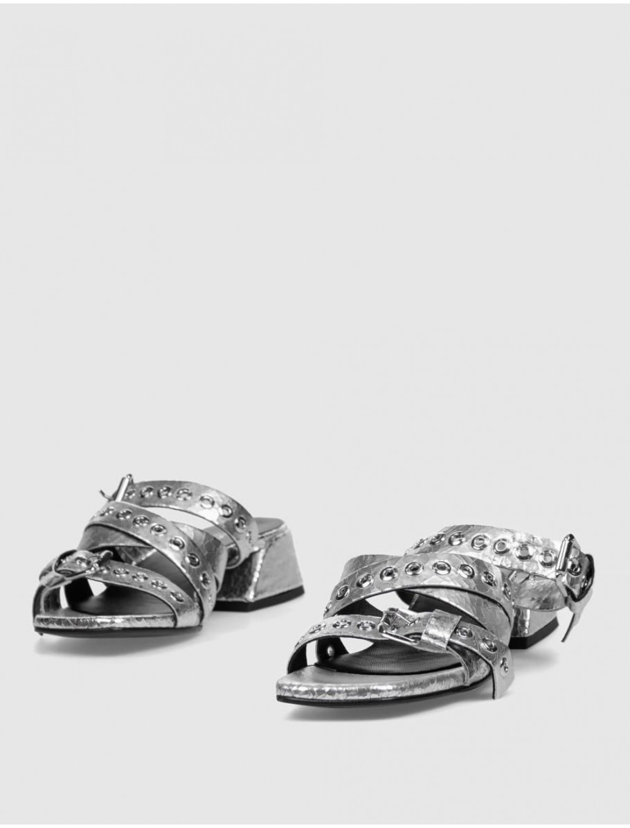 SANDALIA MIMMu M2100 PLATA