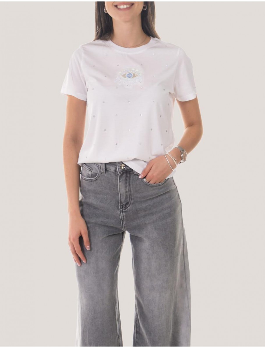 CAMISETA OBVIO NAJWA BLANCO