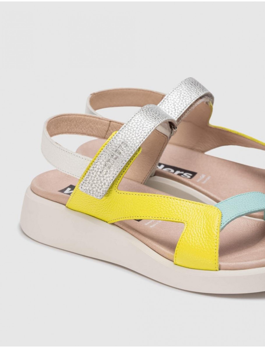 SANDALIA WONDERS C 6543 AMARILLO