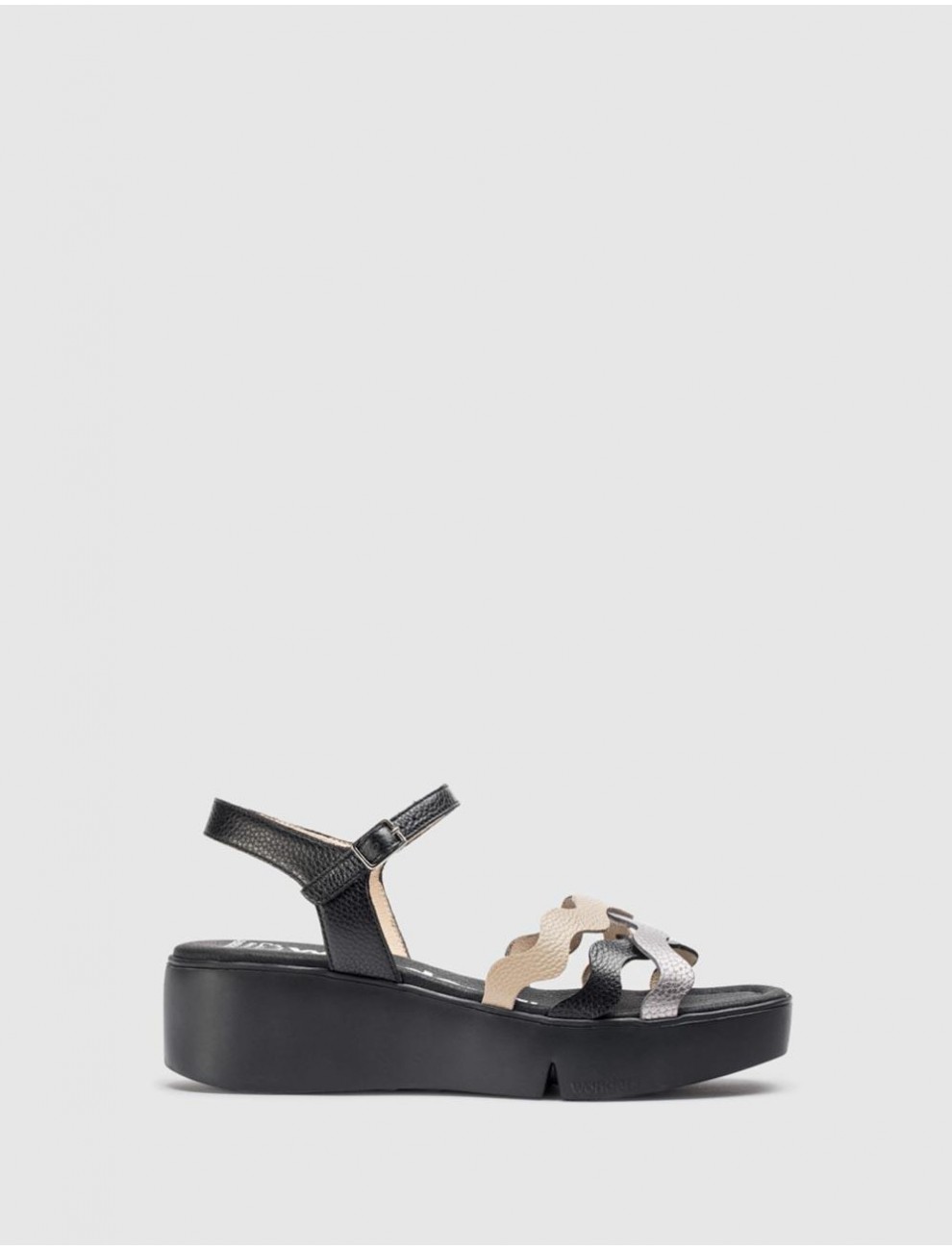 SANDALIA WONDERS B 7943 NEGRO
