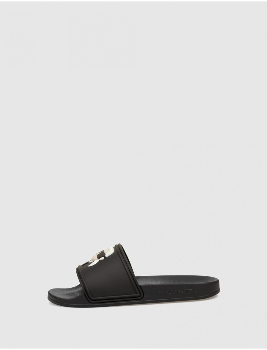 CHANCLA KARL LAGERFELD KONDO 20 KARL NFT SLIDE NEGRO