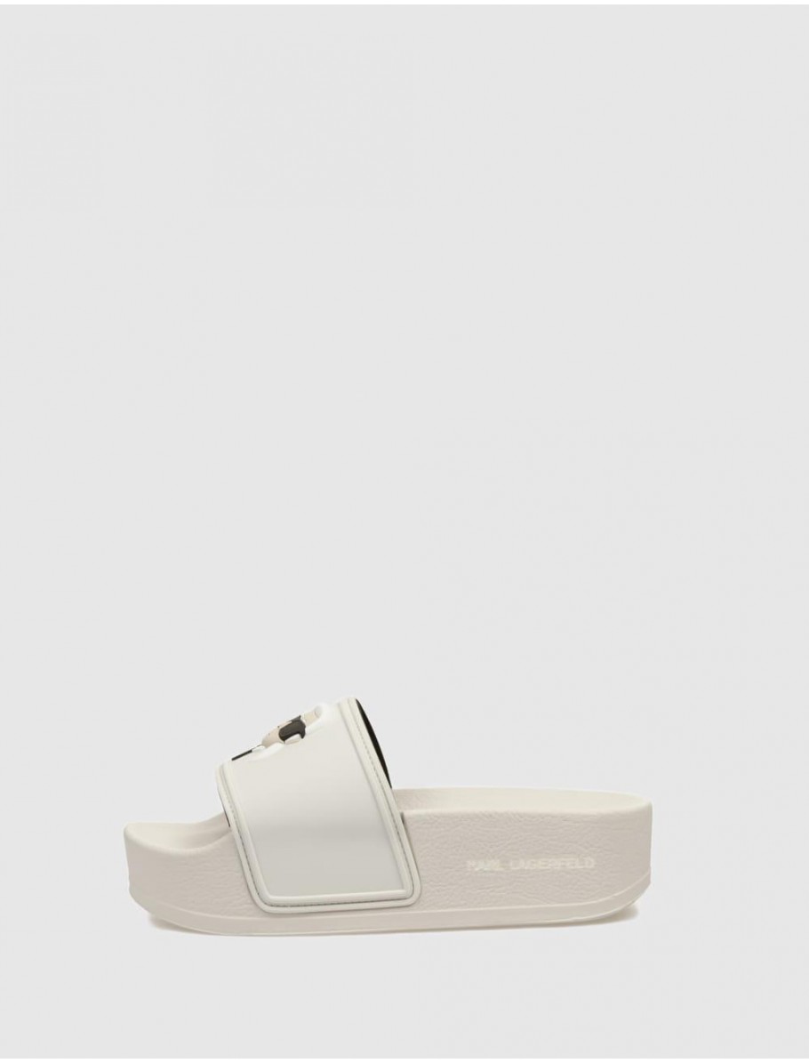 CHANCLA KARL LAGERFELD KONDO MAXI KARL NFT SLIDE BEIG