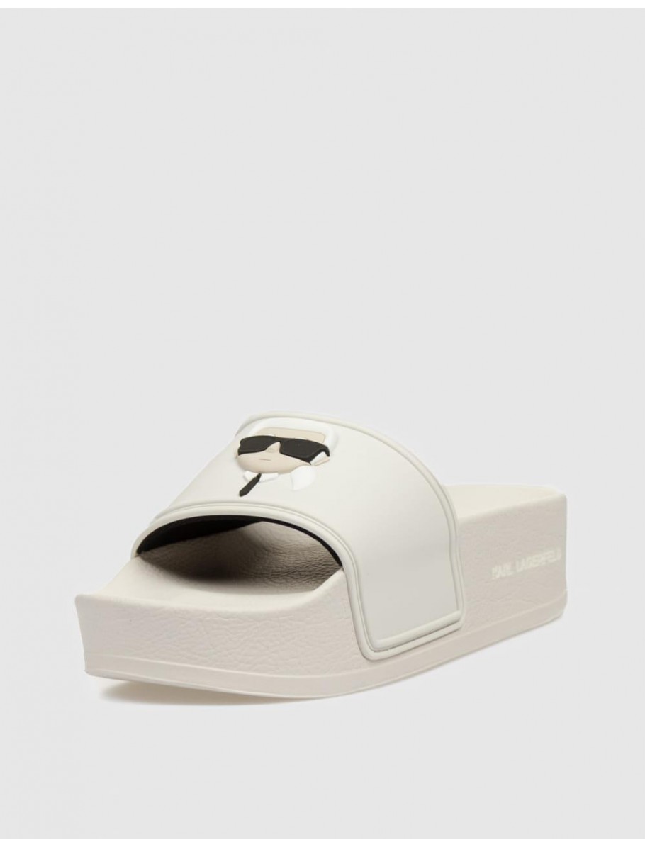 CHANCLA KARL LAGERFELD KONDO MAXI KARL NFT SLIDE BEIG
