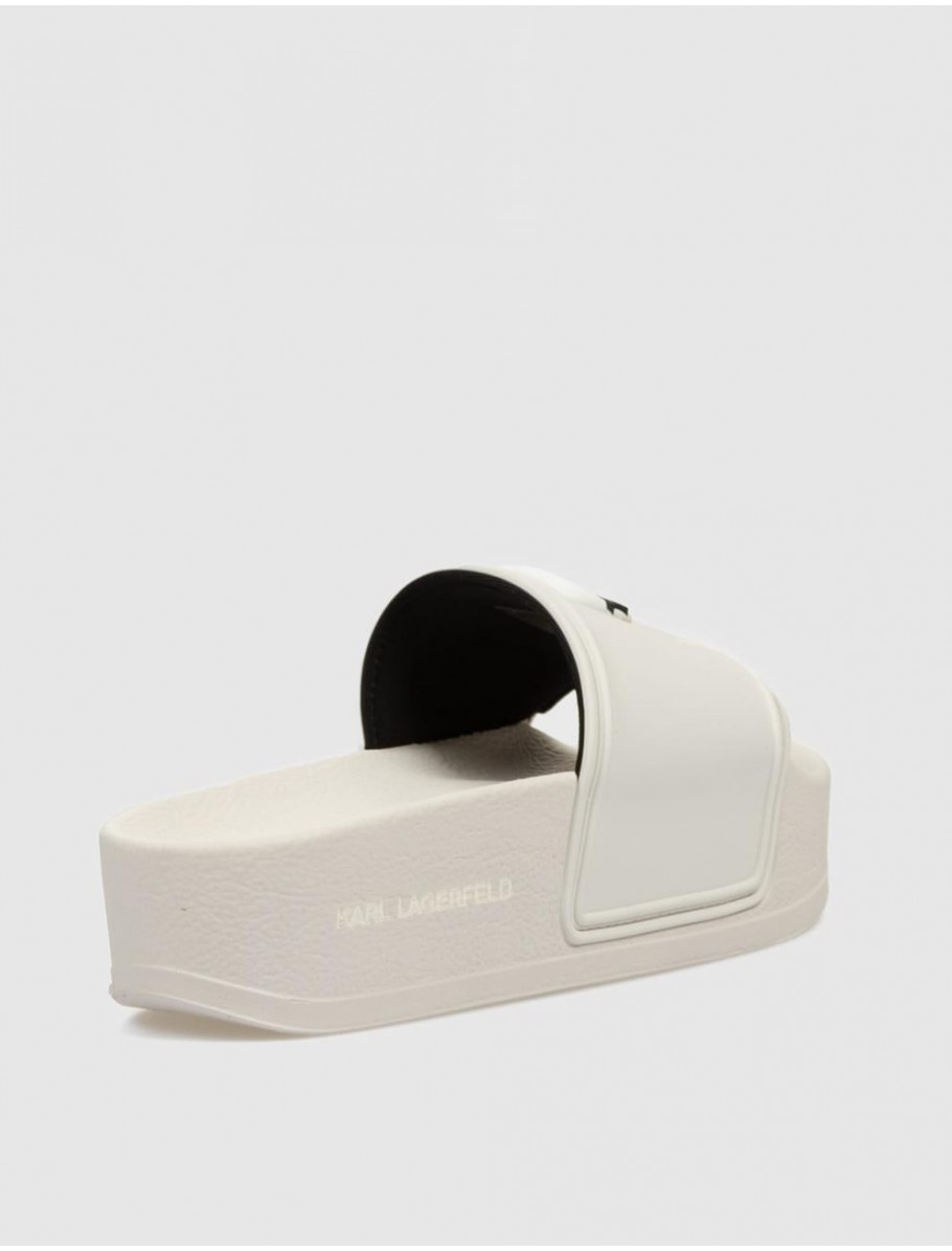 CHANCLA KARL LAGERFELD KONDO MAXI KARL NFT SLIDE BEIG